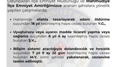 Asayiş Şube Müdürlüğü, Odunpazarı İlçe Emniyet Müdürlüğü ve Mahmudiye İlçe Emniyet Amirliği Çalışmaları